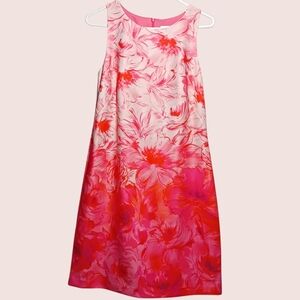 Eliza J Sleeveless Pink Floral Dress Size 8 NWT